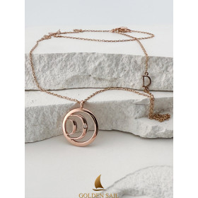 Кольє із червоного золота у стилі Damiani